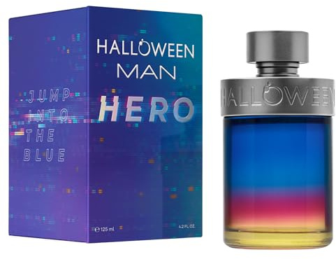 Halloween Man Hero, Eau de Toilette para Hombre, Fragancia Acuática Amaderada, 125 ml con Vaporizador