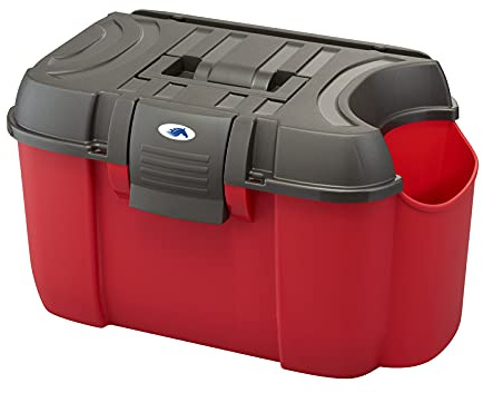 Trifibre Horse Grooming Tack Box with Side Compartment