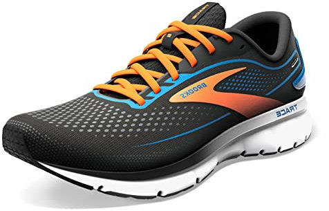 Brooks Herren Trace 2 Sneaker, Black Classic Blue Orange, 40 EU