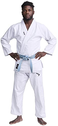 Ippon Gear Rookie BJJ Gi Combinaison de Jiu Jitsu Brésilien Unisex-Adult, Blanc, Taille Unique