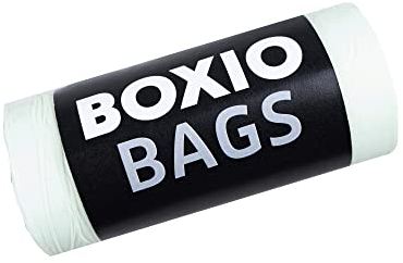 BOXIO - Bags, 25 sacchetti organici per WC da campeggio, sacchetti compostabili per WC a secco, 10 l, colore: verde