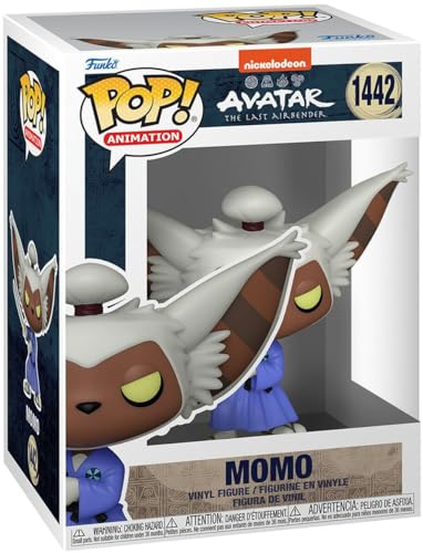 Funko POP! Animation: Avatar: The Last Airbender - Momo | Offizielles Anime Merch - Vinyl Sammelfigur als Regal Deko - Geschenkidee zum Geburtstag für Fans und Sammler