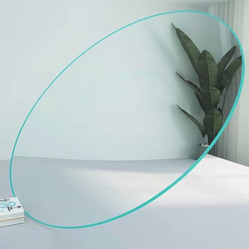 Tapa De Cristal Para Mesa Redonda Cristal Templado Transparente Bandeja De Cristal Redonda Tablero Superficie Redonda De Mesa Diámetro 35cm ~ 100cm Para Mesa De Comedor Cocina Jardín ( Size : Ø 70cm(2