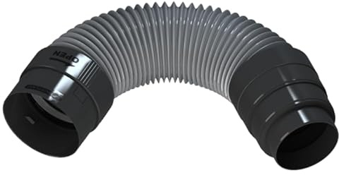 Flexibles Anschlussrohr Ruroflex PLUS für Dunstrohre und Entlüfter - Verfügbar in DN 125 mm und DN 150 mm - flexrohr schlauch reduzierstück dachentlueftung flexschlauch (DN 125mm)