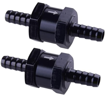beler Clapet Anti-Retour en Ligne Noir 6mm 1/4 pour Diesel et Essence