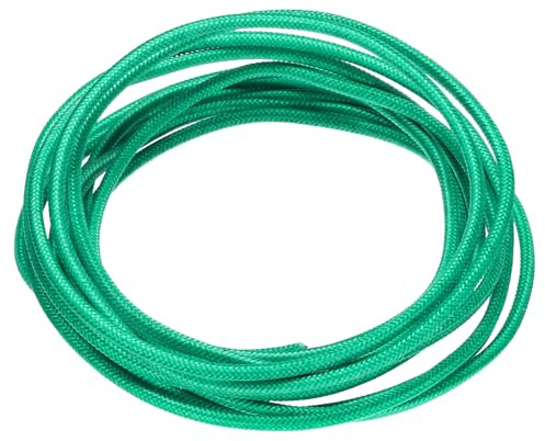 QUARKZMAN 3 Mètre/9,8ft 14AWG Câble Tressé en Silicone Flexible Vert | Haute Température, Câble Électrique Résistant Isolé pour l'Industrie, -60 à 300 Degrés Celsius