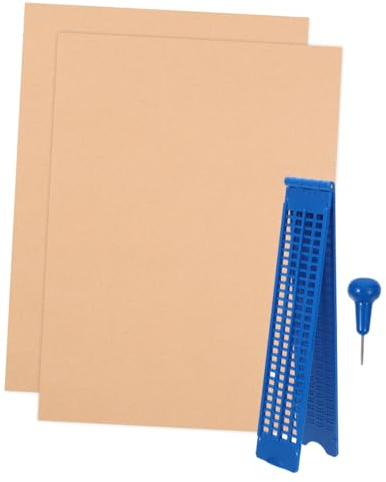 Tavoletta Braille Blu 27 Righe 30 Celle, Plastico | Braille Set, Braille And Stylus Kit, Scrivere Braille, Portatile Riutilizzabile