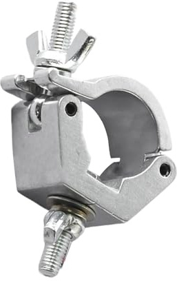 Stage Light Clamp - Lighting Bracket, Mounting Clamp, Robust Rotating Lighting Clamp Made of Aluminium Alloy, Multifunctional and Stable Stage Lighting Accessories