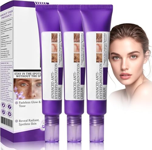 Crema viso anti-iperpigmentazione avanzata, trattamento per macchie solari e melasma, correttore idratante per le imperfezioni, uniforma il colorito, per donne e uomini