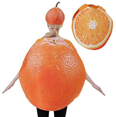 Kustimantu Disfraces Para Adultos Para Disfrazar - Conjunto De Disfraz De Frutas Cortadas | Disfraz Fácil de Poner Para Celebraciones Familiares Festivales Festivales Etapa