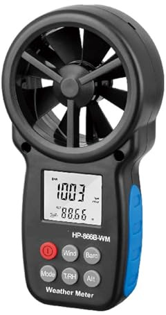 Anemometer, Digitales Anemometer, Hand-Luftmengenmesser, Windgeschwindigkeitsmesser zur Messung der Windgeschwindigkeit