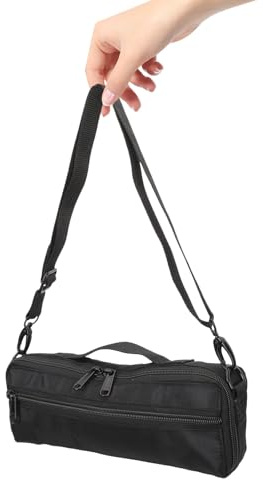 ibasenice Piccolo Tasche Tragbare Instrumententasche aus Canvas und Plüsch Praktische Leicht und Robust für Piccolo für Outdoor Einsatz und Einfachen Transport