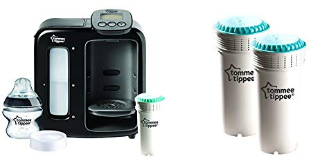 Tommee Tippee Perfect Prep Day and Night Black with Filters (x2)