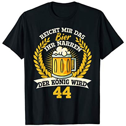 Herren 44. Geburtstag Reicht mir das Bier Biertrinker 44 Jahre 1976 T-Shirt