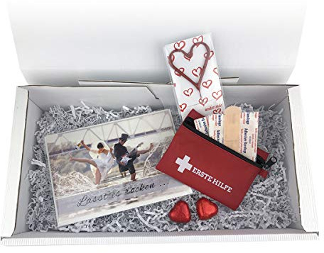 schenken-24 Hochzeitsgeschenk Wunderkerze Herz Faltkarte Geldgeschenk