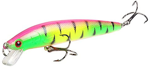 HshDUti Angelköder Elritze Crankbait künstliche harte Köder Ente Schwimmköder schwimmende Köder schwimmende Glide Köder lebensecht Forelle Karpfen Hecht Barsch Angelköder 6#