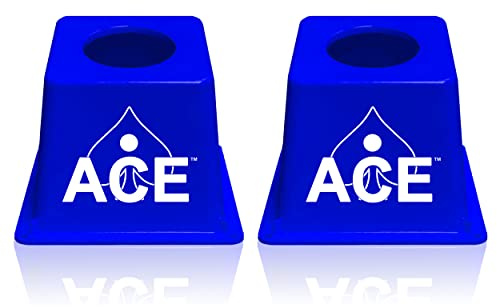 Cornhole Airmail Box Set - Blau - Inklusive 2 Luftpost Boxen - Perfekt für Cornhole Training und Übung