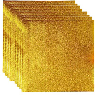HEMOTON 500 Feuilles en Aluminium Chocolat De Bonbons Papier Chocolat en Feuille de Bonbons Chocolat pour Bonbons, Sucettes 12x12cm
