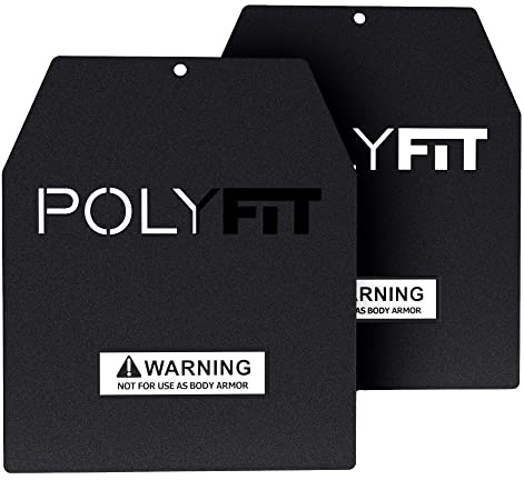 Gewichtsscheiben für Gewichtswesten, Krafttraining, Laufen und Workouts, 4,1 kg (Paar), Schwarz