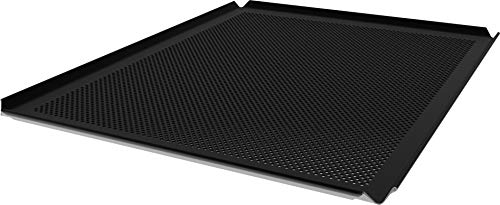 LEHRMANN Perforated Sheet 60 x 40 cm with Non-Stick Coating Baking Tray Baguette Tray Pizza Tray Compartible/Replacement for Oven MIWE WIESHEU WACHTEL