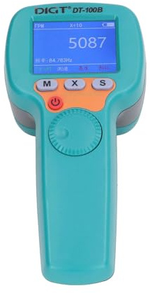 Estroboscopio LED Digital DT100B, Tacómetro de Flash Recargable, 60 a 999999 RPM, 1500LX, Portátil, Medición sin Contacto