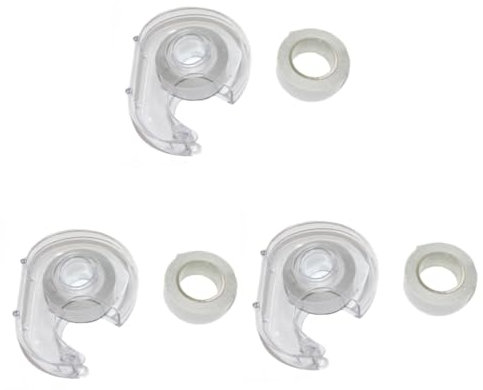 Lurrose 3 Set Di Nastro Adesivo Per Vestiti Nastro Adesivo Per Reggiseno Con Lato Da 5 M Nastro in Tessuto Per Pelle Delicata Per Da Sposa Da Ballo E Da Festa 2 Pezzi * 3