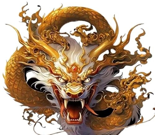 Auto dekorative Abziehbilder, Lucky Cloud Dragon Aufkleber Aufkleber Bully Karosserieaufkleber Wohnzimmer Veranda Drachen Wandaufkleber Tür und Fenster dekorative Abziehbilder selbstklebend. (Color :