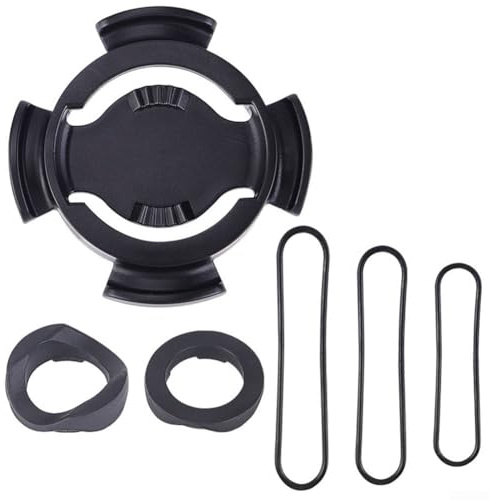 EasyByMall Fahrradcomputer-Halterung, Lenkerhalterung, für Polar Fahrradcomputer Tacho, 47 x 47 mm, für Polar V650, Polar M450, Polar M460