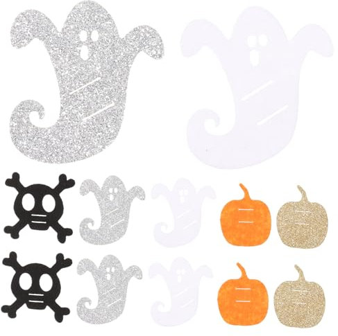 CAXUSD 30 Stücke Lollipop Dekorative Karten Decor Halloween Thema Candy Dekorative Karten Firma