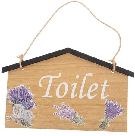 NUOBESTY Panneau Mural Vintage Pour Décoration De Salle De Bain De Style Ferme Signalisation Pour Wc Et