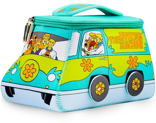 Get Trend Toalettväska med 2 fack, resenecessär för kvinnor och tonårsflickor för resor, smink, originalgåva, Multi Scooby, 29x23x16cm, scooby doo