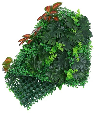 SUPVOX Planta Simulación Decoración Pared Panel Césped Artificial Césped Ornamental