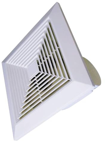 FONDOTIN Extractor Aire Silencioso Potente para Baño y Cocina Ventilador Montaje Techo Pared Ventilación y Rápida Instalación