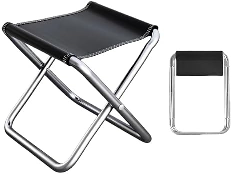 WANYI Camping Klapphocker Faltbar Tragbarer Hocker Klappbar Klein Falthocker Leichtgewicht Campinghocker für Angeln Picknic Garten Trekking Jagen