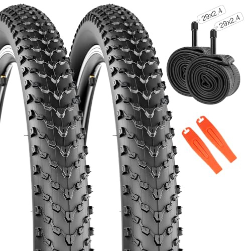 GRELiving Cykeldäck 20 x 2,4 (60–406)/24 x 2,4 (60–507)/26 x 2,4 (60–559)/27,5 x 2,4 (60–584)/29 x 2,4 (60–622) för mountainbikes, BMX, fatbikes