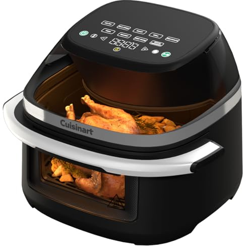 Cuisinart ClearView™ Friteuse à Air 8,5 L | Fenêtre 280°, Sans PFAS, 230°C, Air Fry, Rôtir, Griller, MaxCrisp, Pâtisserie, Pizza, Déshydrater, Re‑croustiller