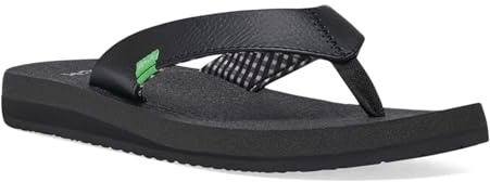 Sanuk Yoga Mat - Cushioned Sandals - Women's Ebony - 8