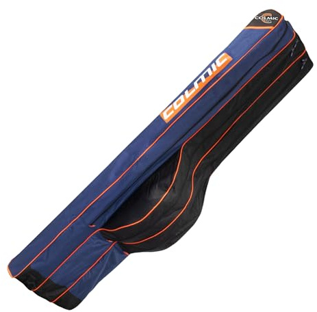 Colmic – Fodero da Pesca Surf 2+1 con 3 Scomparti e Tasca Laterale, 15 x 45 x h.175 cm – Ampia capacità per Canne da Surfcasting – Spallaccio Regolabile – Prodotto Ufficiale Colmic