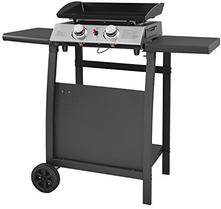 Happy Garden BQ554 Parrilla Carro Gas 5000W Negro - Barbacoa (5000 W, Parrilla, Gas, Piezo, Carro, Plancha)