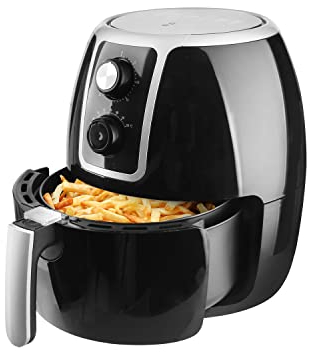 Improve IMPFR3701 Freidora de aire caliente sin aceite 3,5 litros, 1500 W, 200 °C, temporizador 30 minutos