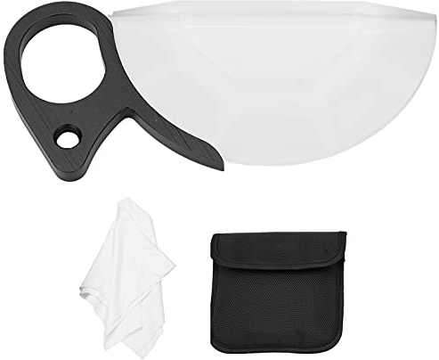 Handheld Halbkreis Kaleidoskop Filter, 79mm Universal Glas Kamera Filter Zubehör Optisches Glasprisma Spezialeffektfilter SLR Kamera Zubehör