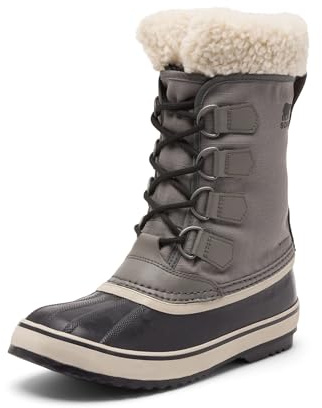 SOREL Women's Winter Carnival Waterproof Boot - Quarry, Black - 8.5