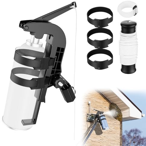 Sprühdosen Verlängerung, Adapter Für Sprühdosen-Verlängerungsstange, Spraydosenhalter, Einstellbarer Sprühdosenhalter Sprühdosen Verlängerung Fenstergriff, Spruehstab Verlaengerung Fur Wespenspray