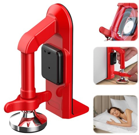 Türstopper Alarm, 80 dB Türalarm Einbruchschutz, Tragbare Türverriegelung Einbruchschutz Sicherheitsgerät für Zuhause, Verbesserter Türblocker, Einstellbares Doppelschutz für Zuhause, Hotel