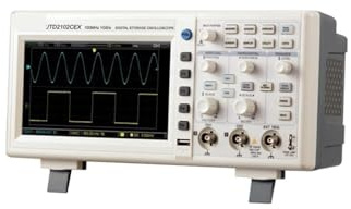 ZKLGS Osciloscopio Digital Osciloscopio de Almacenamiento Digital UTD2102CEX UTD2102CEX+ 2 Canales 100mHz Osciloscopio USB portátil 1GSa/S Tasa de muestreo