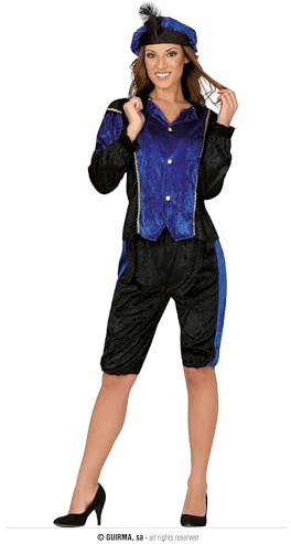 GUIRMA | Disfraz de Paje Adulta - Camisa, Gorro y Pantalón - Disfraces para Fiestas y Celebraciones - Ideal para Mujer