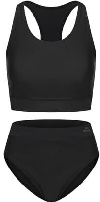 Slazenger Women Sport Bikini Ladies Black/White 12 (M)