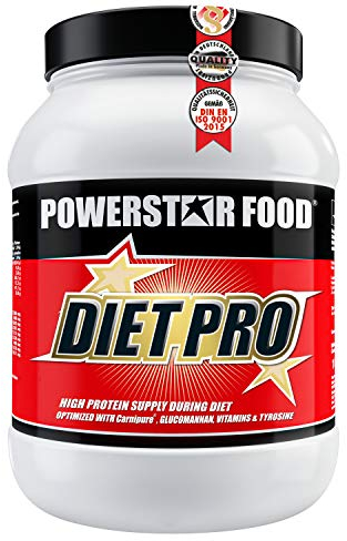 SHAKE REGIME PROTEINE - Régime protéiné sans perte de muscle - Shake protéiné rassasiant - moins faim - avec glucomannane, tyrosine et carnitin (Vanilla)