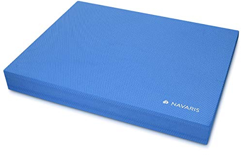 Navaris Balance Board Pad Balancekissen - 50 x 39 x 6,5 cm TPE Schaumstoff Matte - Balance Trainer für Physio Sport Gymnastik Yoga