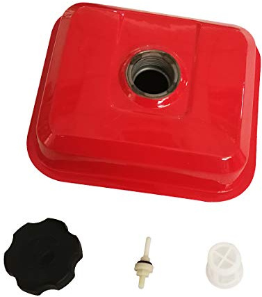 Red Fuel Tank with Thread Cap Joint Filter Fuel Filter Kit fit for Honda GX160 GX200 Water Pump Lawn Mower 5.5HP 6.5HP Engine